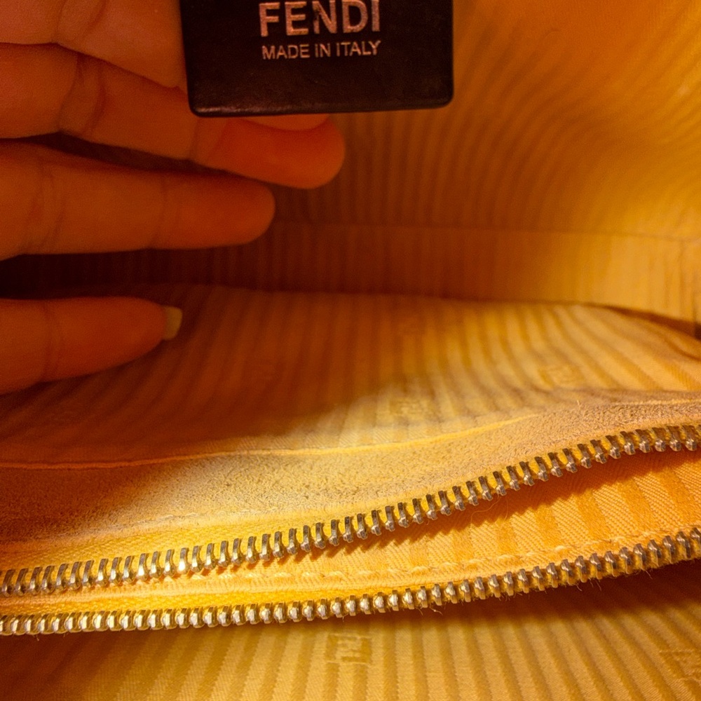 Fendi 2Jours Yellow Handbag from 2014 Karl Lagerfeld Collection - Picture 5 of 16